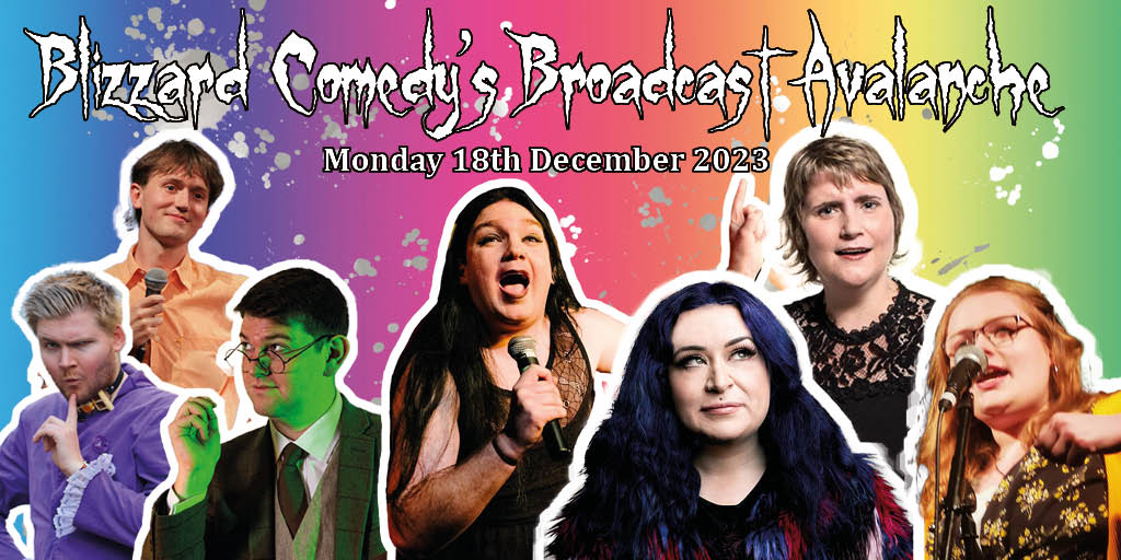 BlizzardComedy's tweet photo. Our last regular BCBA of the year is so soon!
Tune in TONIGHT to reflect on this month with Daniel McKeon and Ben Lund-Conlon on guest captain @SockfaceSimpson's team and @MaxineWade  and @KathMarvelley with @BobbieAnnJones
Find out more: https://t.co/c4fr9ExDy7 https://t.co/pfygAfTMXR