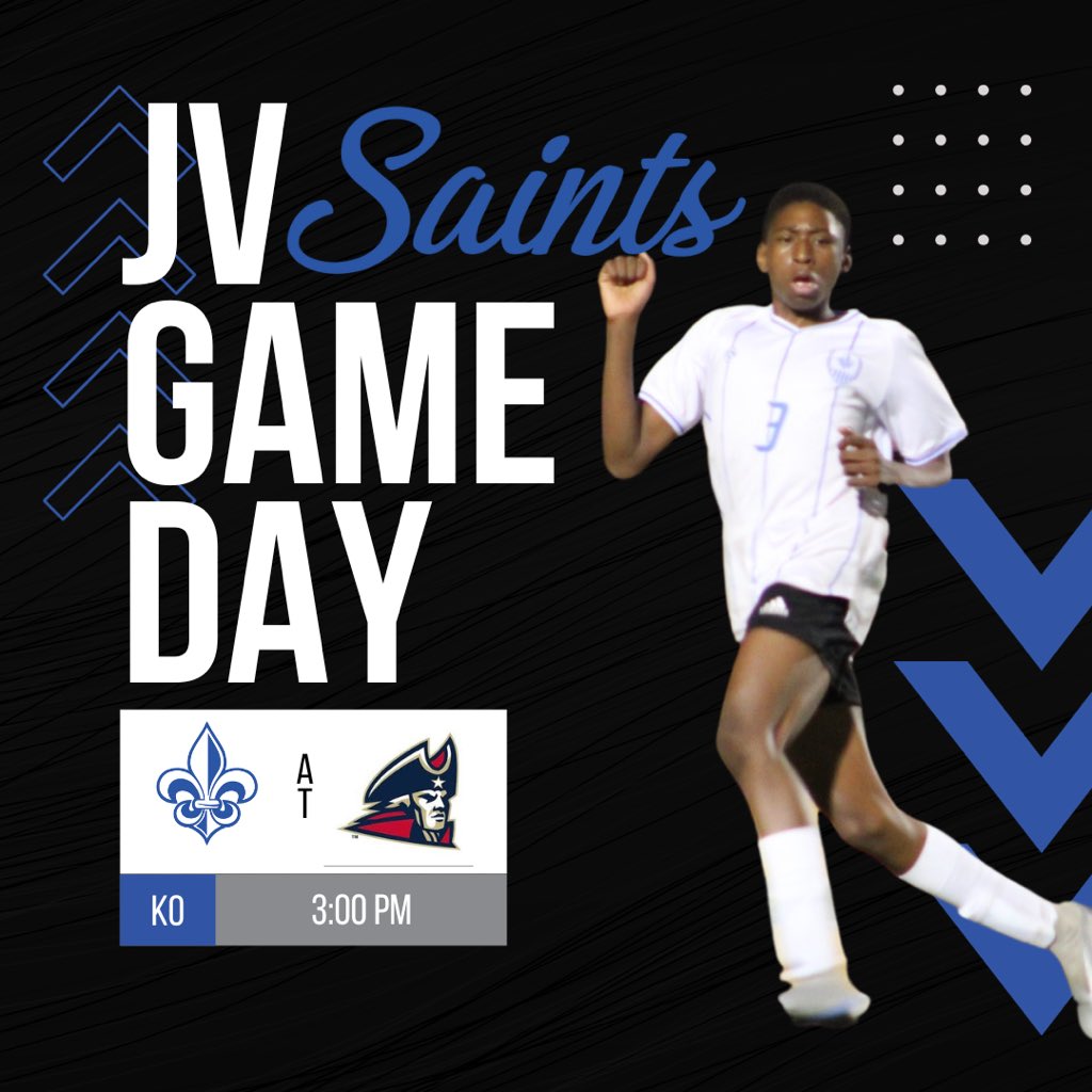 WFHS_BoysSoccer's tweet photo. 🚨JV GAME DAY🚨
The Saints are in the road today to take on Liberty!
Kickoff: 3:00pm
Location: 1105 Lee Drive
Baton Rouge, LA 70808 https://t.co/48f5bEMpAs