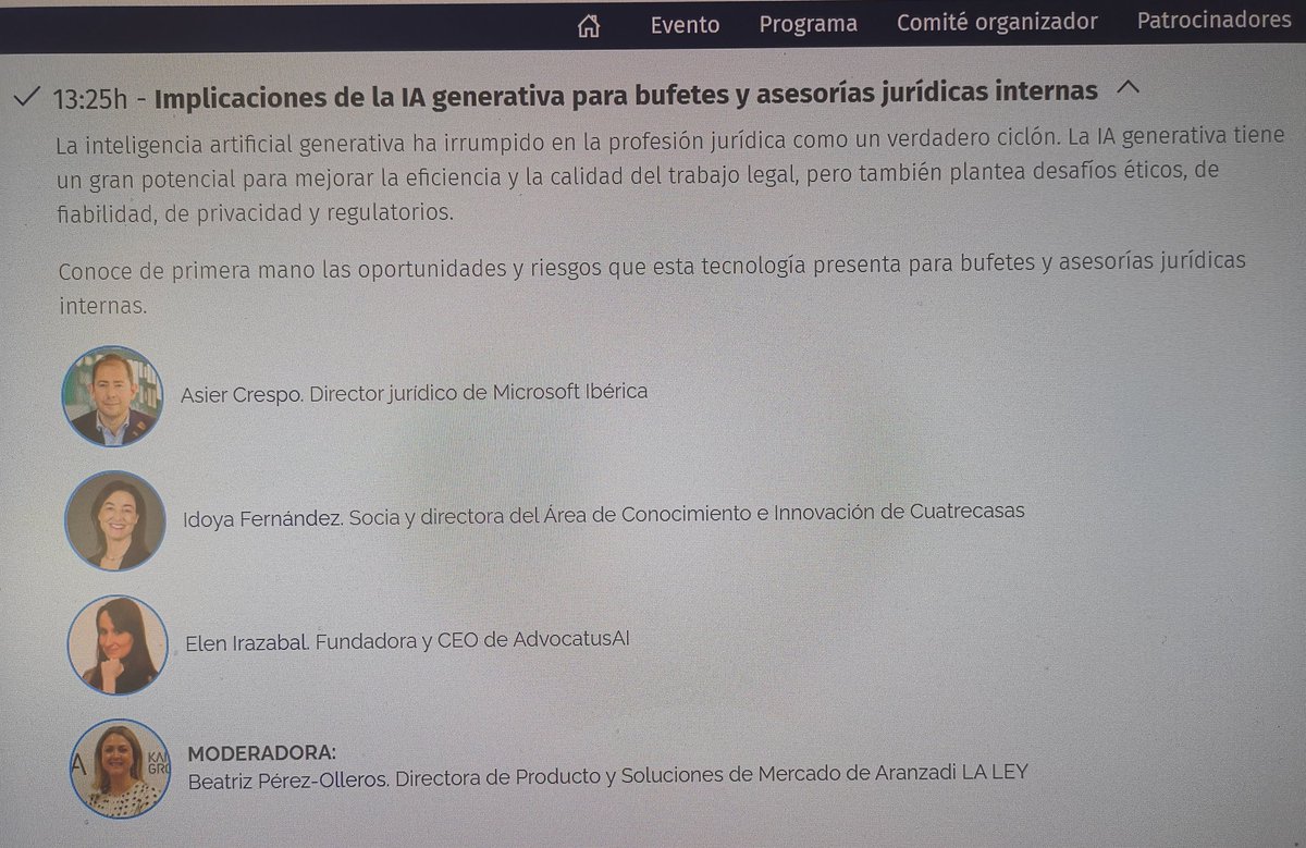 el_kata's tweet photo. La gente alucina con los datos de la IA, como la IA alucina con tus datos.  Certidumbre, seguridad y protección de los datos propiciará la transición hacia una #GenAI segura en su respuesta, y aportando verdadero valor. Porque el factor diferencial son TUS DATOS #LegalForum23 #AI https://t.co/sJfkcUuPrZ