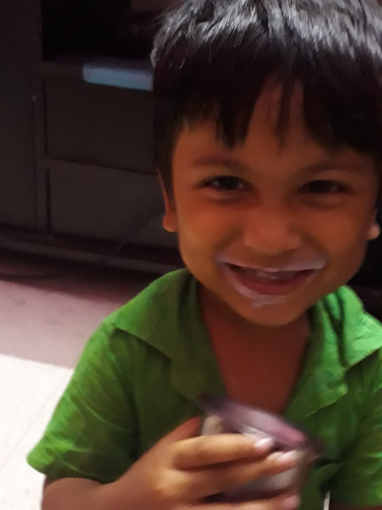 rakeshgk23's tweet image. @Amul_Coop @amulcares @amultamilnadu Hi, our children celebrated #NationalMilkDay with the #MilkMoustache activity