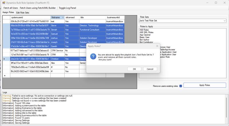 trueNorthIT's tweet photo. We're excited to report that Joe, our solutions developer, has written a XrmToolBox plugin for Dynamics 365. Now available for download in the Plugin Store, it improves user set-up and makes managing roles more efficient https://t.co/ckE9WbIxd0 #Dynamics365 #D365 https://t.co/4Qx97AF64Y