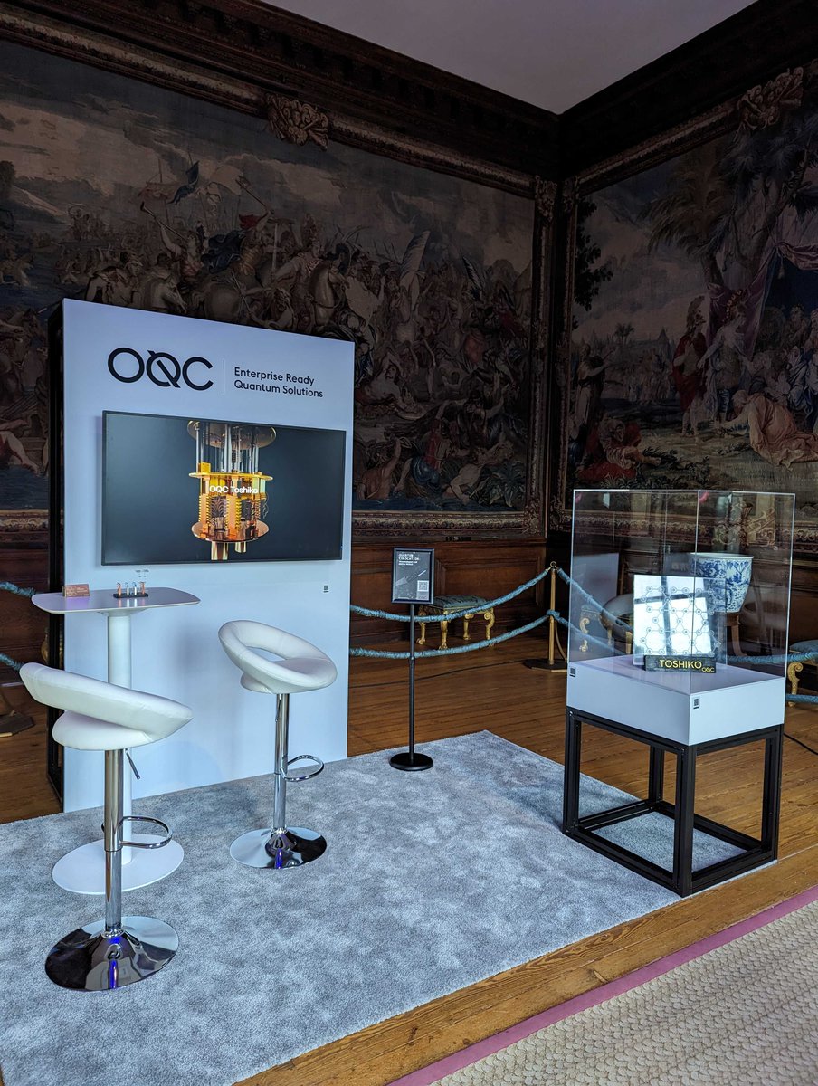 An incredible morning so far at #GlobalInvestmentSummit2023, with visits from the Prime Minister, SoS, media outlets and CEOs... 

On top of launching our latest #QuantumComputer OQC Toshiko, and announcing our $100 million investment raise! Watch this space for updates. #GIS23