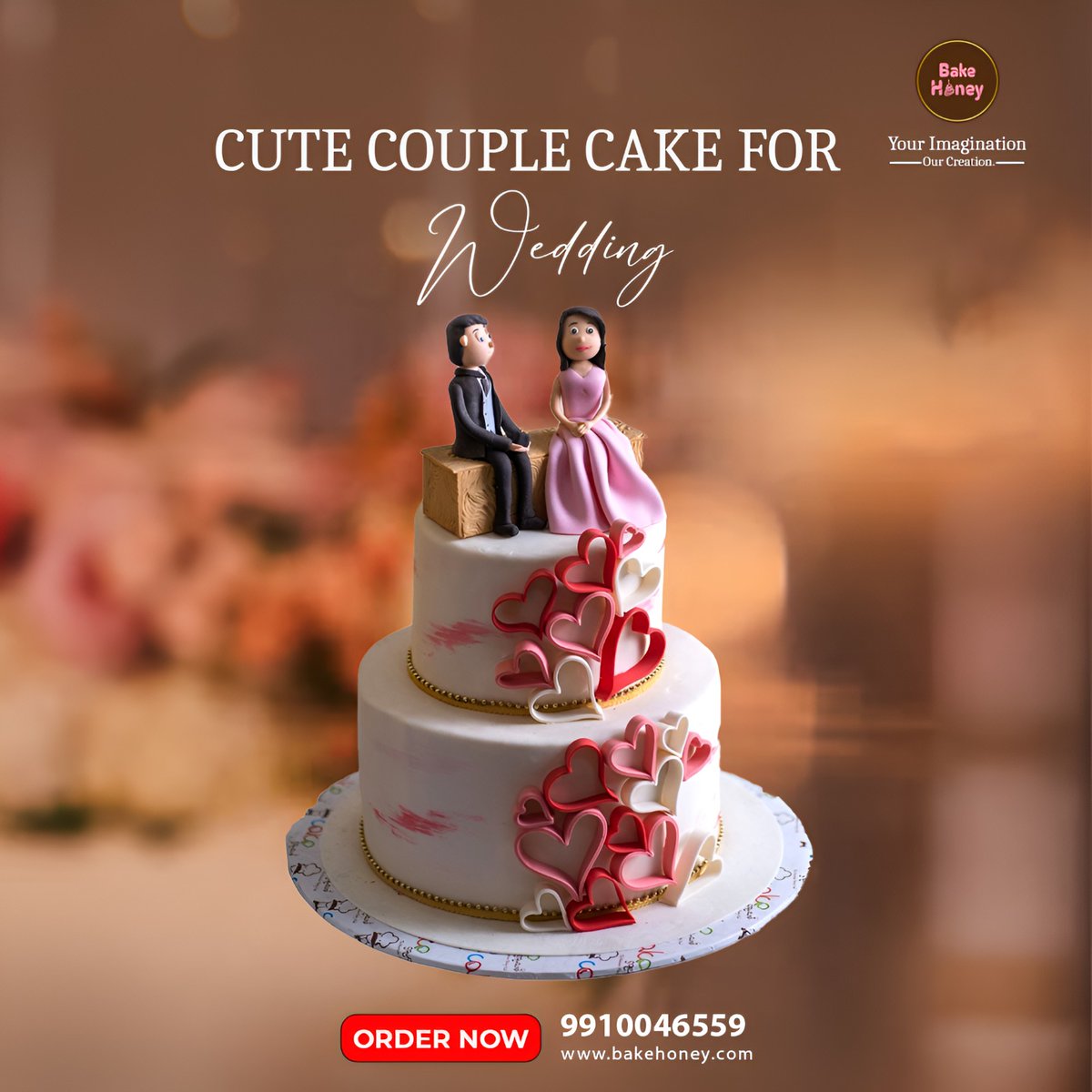 bake_honey's tweet photo. Enjoy the sweetness of the wedding season with our charming couple cakes!

To place your order
📱 Contact Us: +91 9910046559
💻Visit our website at: https://t.co/ELnPJbDTif

#weddingcake #anniversarycake #cakeflowers #weddingsweets #personalizedweddingcake  #3tiercake https://t.co/xJXDaeNx3P