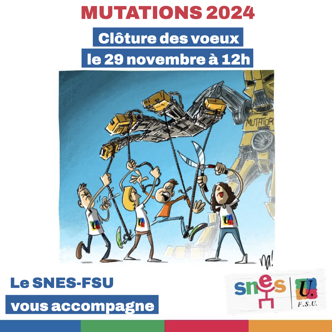 #mutations2024 Derniers jours pour faire vos voeux de mutations inter-académiques ! Toutes les infos nécessaires ici ⤵️ versailles.snes.edu/spip.php?artic…