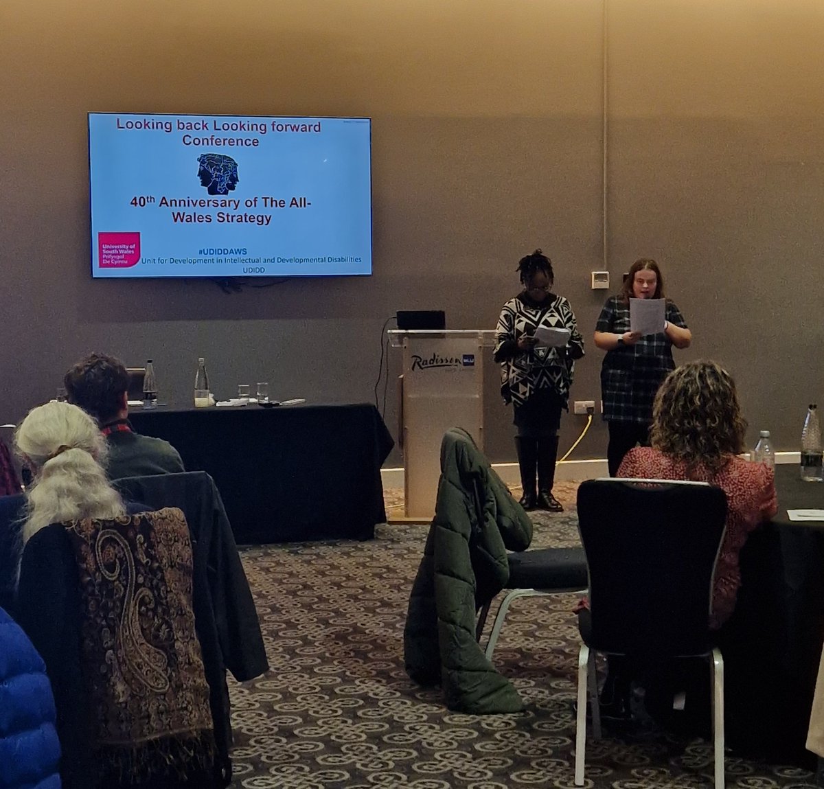 Co-Chairs of the Learning Disability Ministerial Advisory Group LDMAG @HumieWebbe and Sophie Hinksman @AllWalesPF are talking about the work of LDMAG and how they are working with @WelshGovernment to refresh the Strategic Action Plan for Learning Disabilities #UDIDDAWS