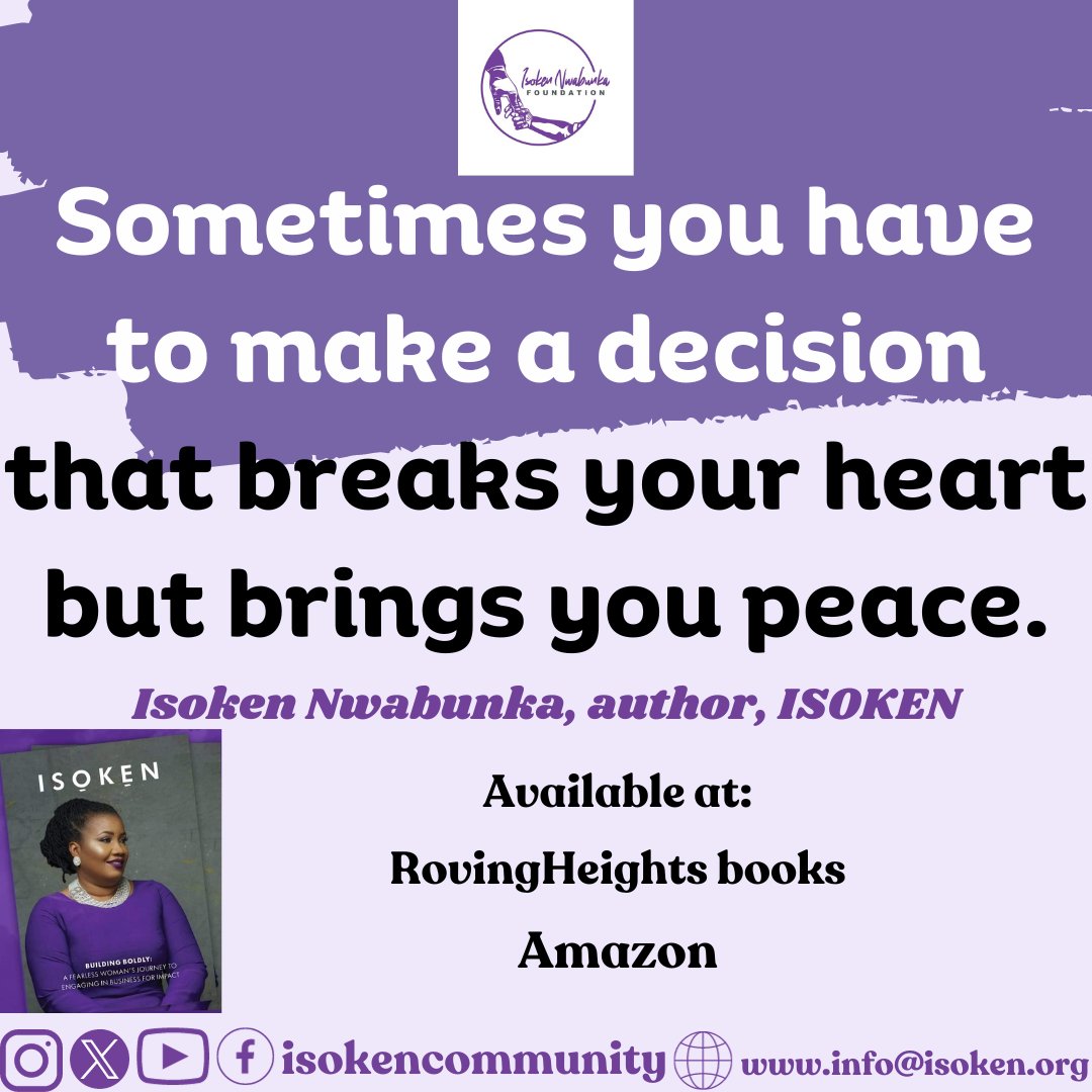 isokencommunity's tweet photo. Choose your PEACE of mind over anything. Do not entertain any thing that disturbs your inner peace.
#MondayMotivation
#isokenspeaks
#isokencommunity https://t.co/Bb3AkDBDYQ