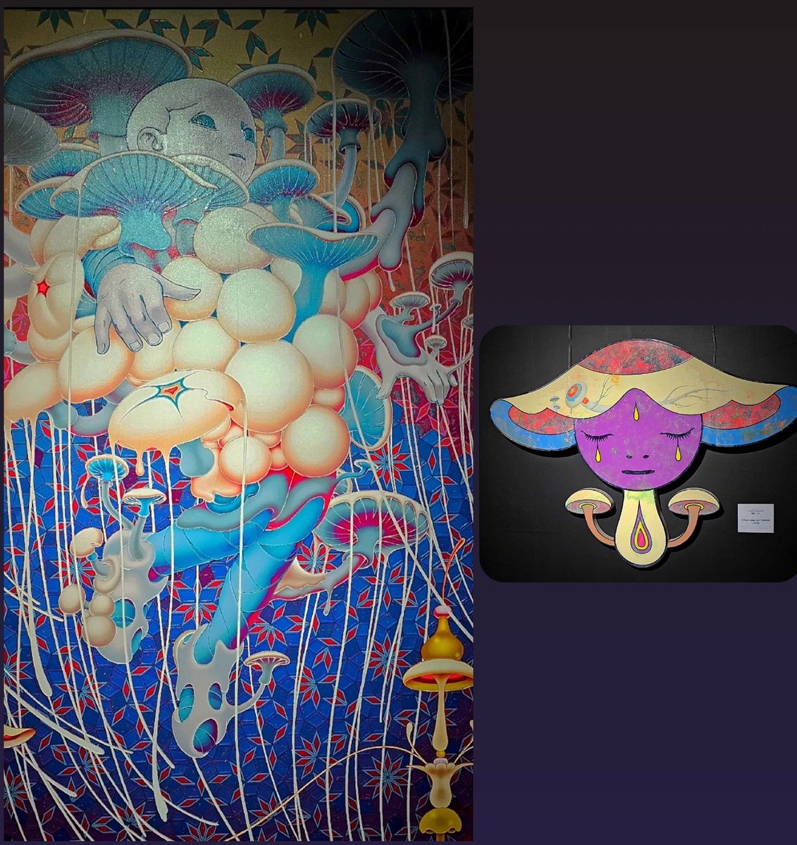 overallqueen's tweet photo. Champignon is Jimin
These mushrooms grow in
What's known as fairy circles or pixie rings and anyone who enters the Ring will be forced to dance until oblivion.

Catch the #SevenPhases exhibit at the SM Megamall till December 3 
@bts_bighit @JamesJeanArt @officialniceent #Jimin https://t.co/8b3nHxPgHm