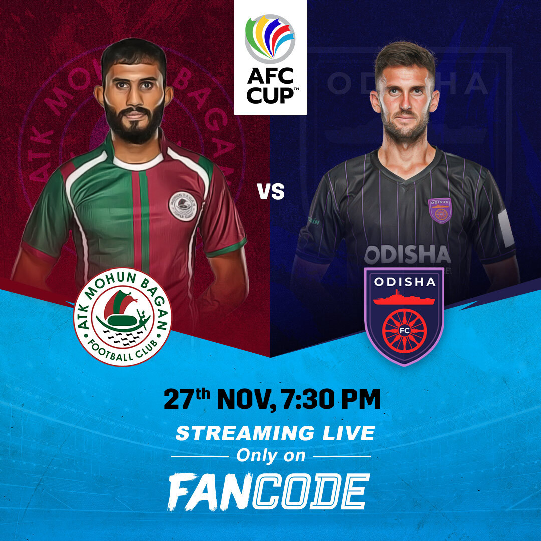JatinTweets_'s tweet photo. Lots to play for both clubs - Mohan Bagan and Odisha FC, in this AFC Cup match tonight. #AFCcuponFancode https://t.co/yvWEoPPoxU