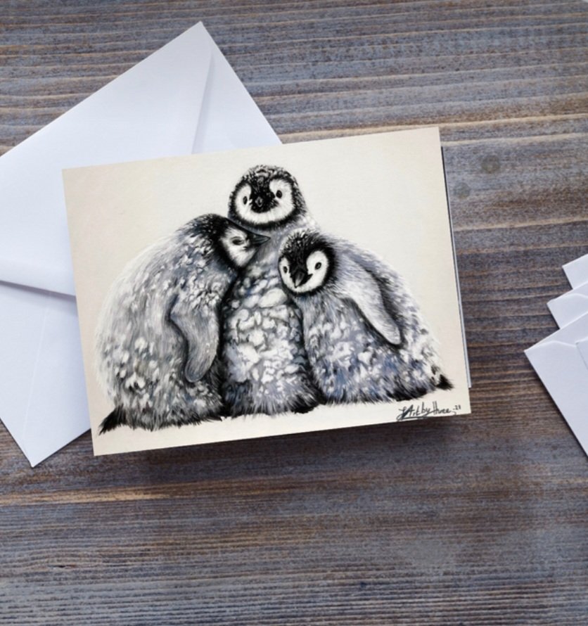 If you want card penguin posters or card we have those too! #mhhsbd #MondayMotivation #CraftBizParty #penguins wix.to/47iflq7?ref=2_…
