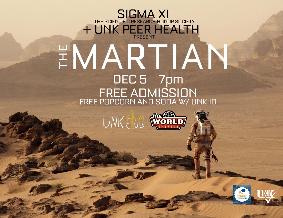 SigmaXiUNK's tweet photo. We're excited to be co-sponsoring a free movie next week! We hope you can join us! https://t.co/Lb0MbHXmGy