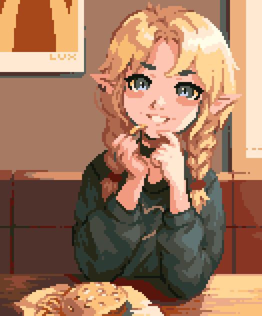 「fan art of 's OC Sassy on a mcdonalds da」|Luxのイラスト
