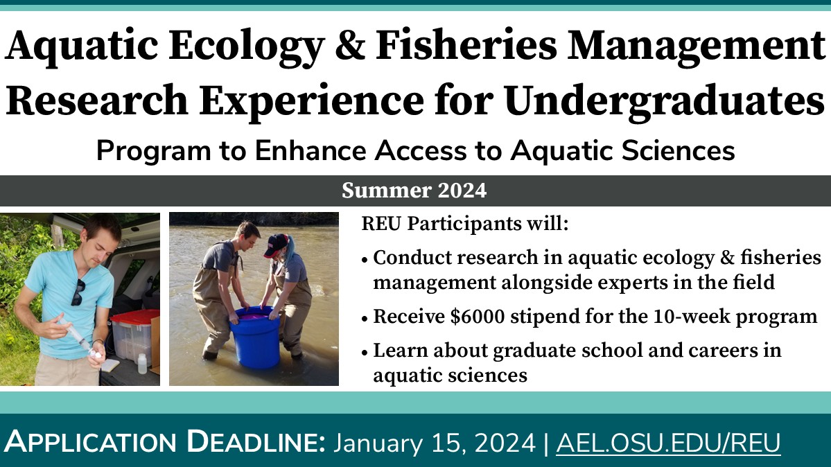 OSU Aquatic Ecology Laboratory tweet media