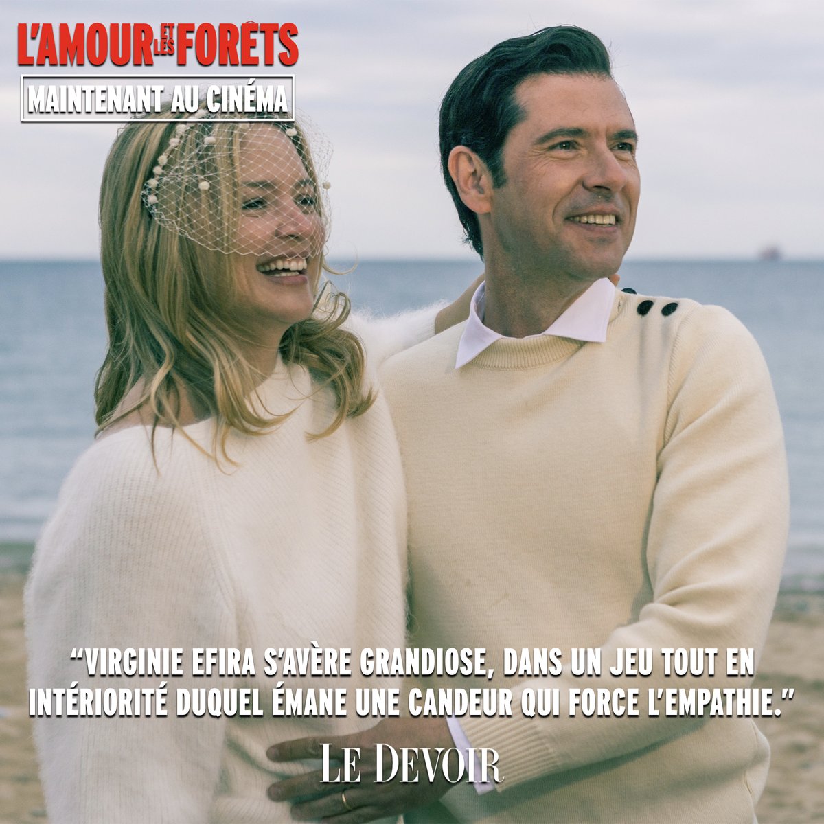 “Virginie Efira s’avère grandiose, dans un jeu tout en intériorité duquel émane une candeur qui force l’empathie.” - Anne-Frédérique Hébert-Dolbec, <a href="/LeDevoir/">Le Devoir</a>  📰

Trouvez votre représentation pour voir L’AMOUR ET LES FORÊTS 👩‍❤️‍👨 juste ici 👇
ouvoir.ca/2023/l-amour-e…