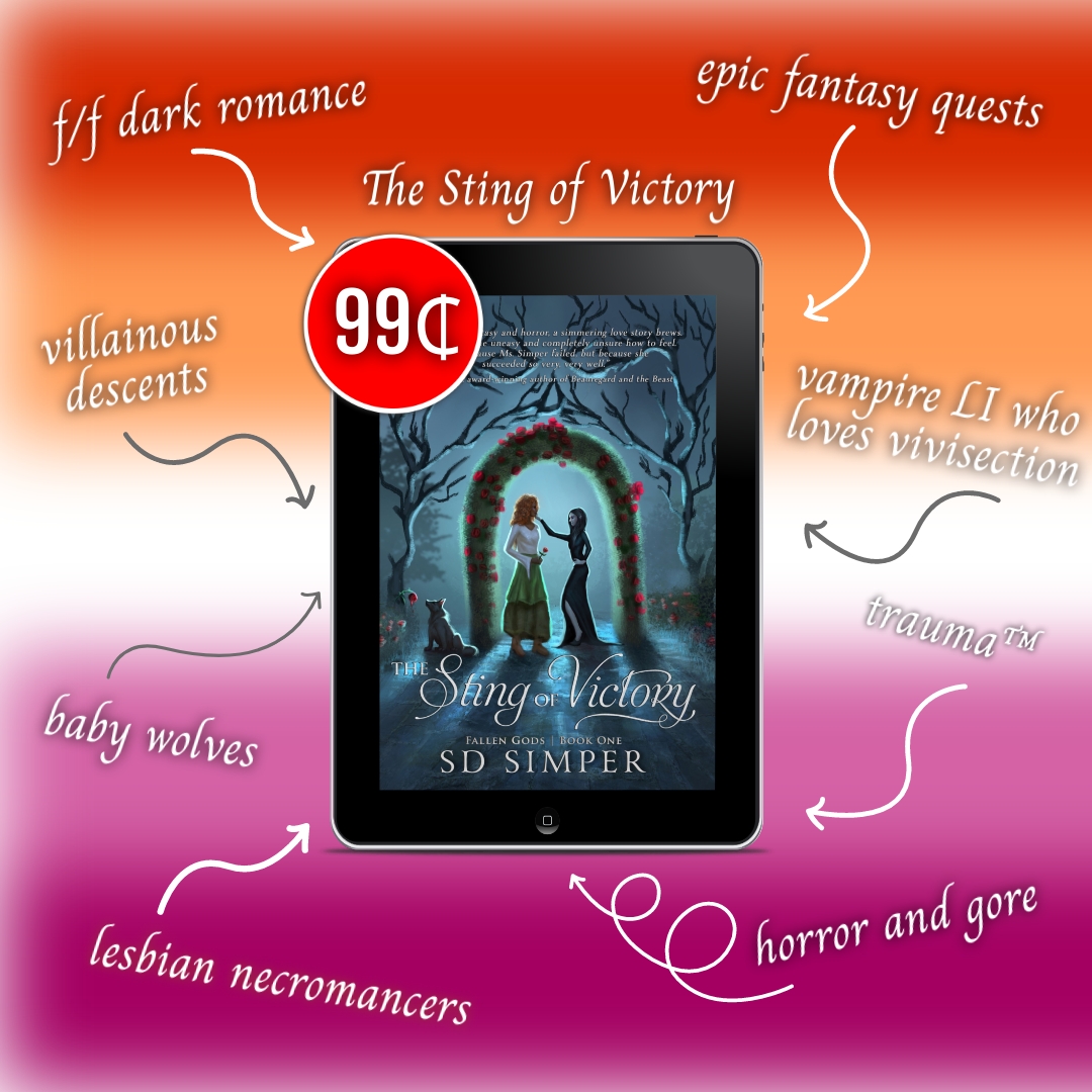 Just two more days to get The Sting of Victory ebook for only 99₵! The epic adventure begins (as does our anti-heroine's descent into villainy...)

Link: mybook.to/thestingofvict…
