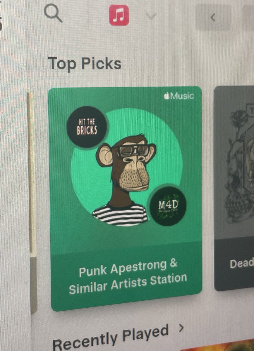 👀 Thanks @AppleMusic! #madebyapes