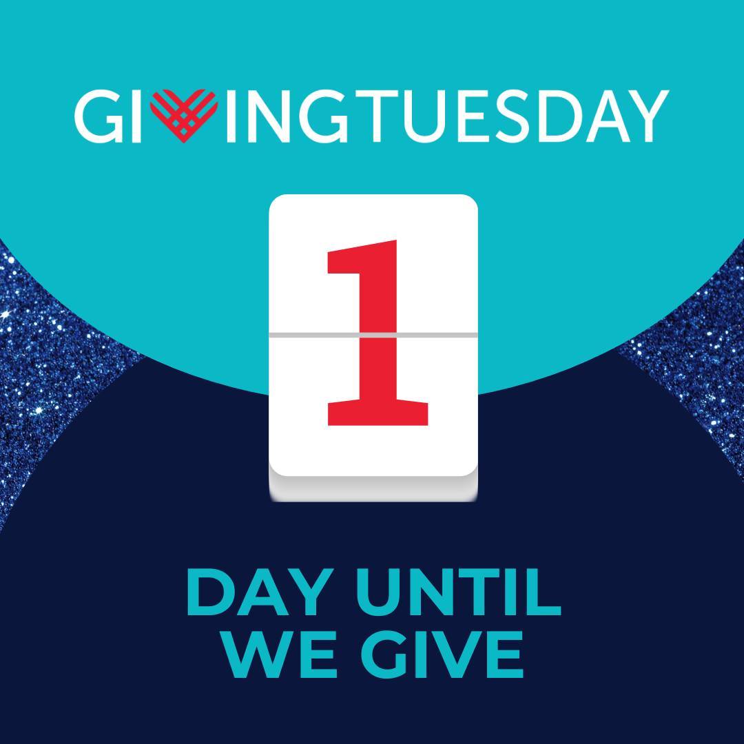 GivingTuesdayCa's tweet image. ⭐ We're into the final countdown and #GivingTuesdayCa is just 1 DAY AWAY! ⭐

Whether it’s making someone smile, helping a stranger, or giving to those who need our help, every act of generosity counts, and everyone has something to give!
