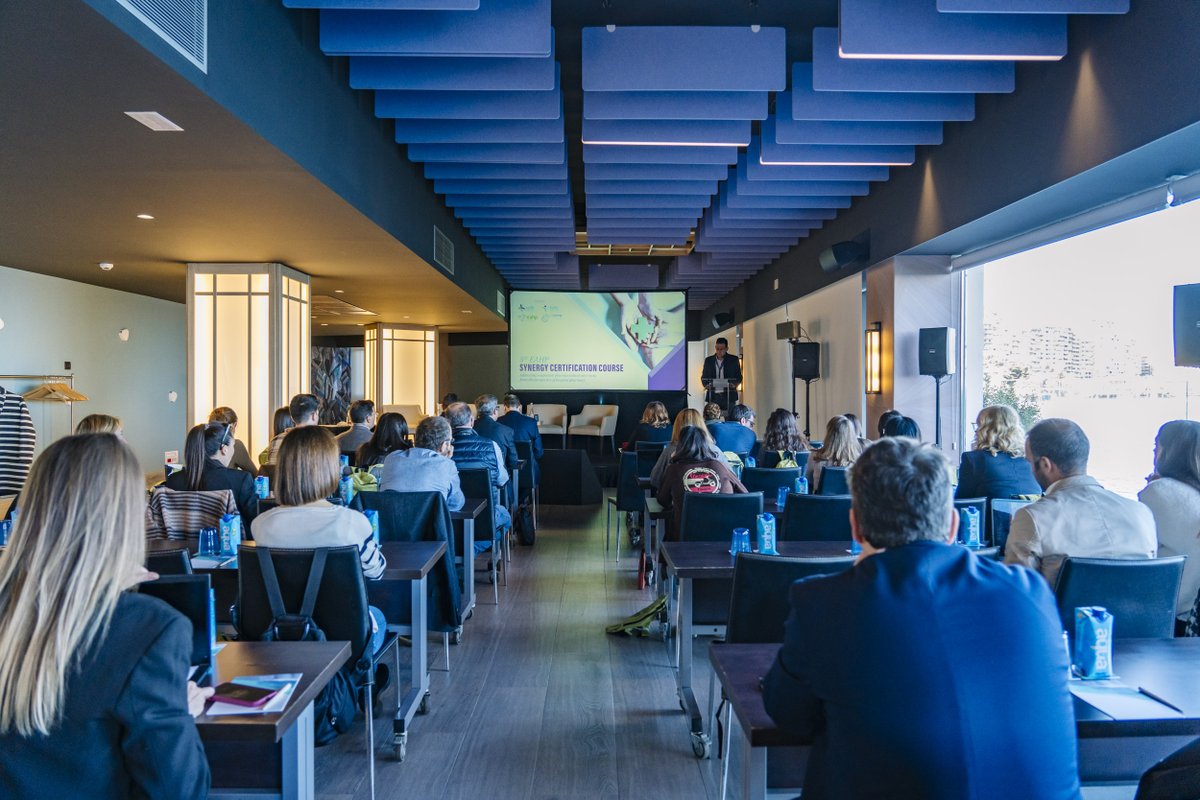 EAHPofficial's tweet photo. The 5th @sefh_ &amp; EAHP Synergy Certification Course was held last week in Alicante. This was the first event accredited through @ECPhA_ &amp; participants will be the firsts to receive European Continuous Pharmacy Education Credits.  Stay tuned for news on future EAHP Synergy events! https://t.co/k18MyXl9O2