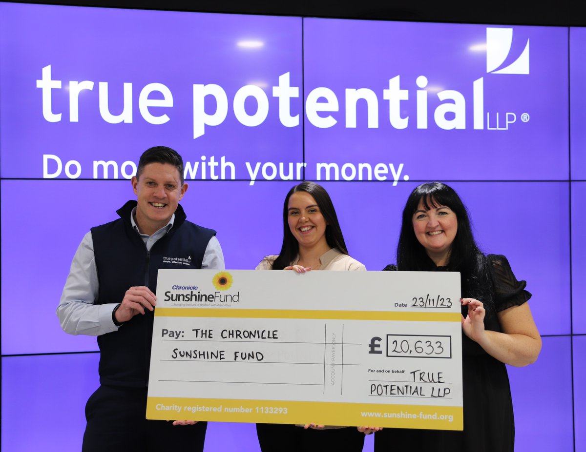 We are thrilled to announce that True Potential have raised £20,633 for <a href="/sunshinefund/">max cat</a> through participation in this year’s Great North Run. 

A group of True Potential staff members took part in the annual half marathon to raise money for specialist and adapted equipment not