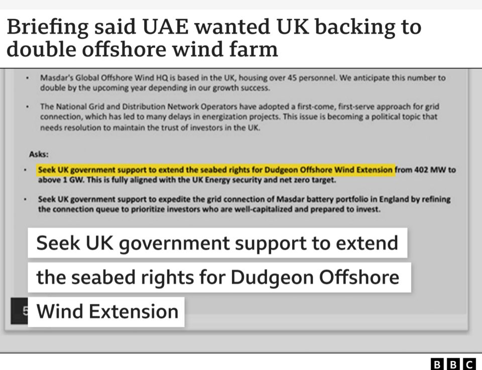 thibaultlpv's tweet photo. Leaked briefings prepared by the UAE's COP28 team reveal plans to discuss fossil fuel deals with 15 nations

Talking points for meetings with foreign delegations position Adnoc for new projects

Adnoc is UAE's state oil company whose CEO is #COP28 chief

https://t.co/JP3NcDYTI5 https://t.co/H516Jh4sIB