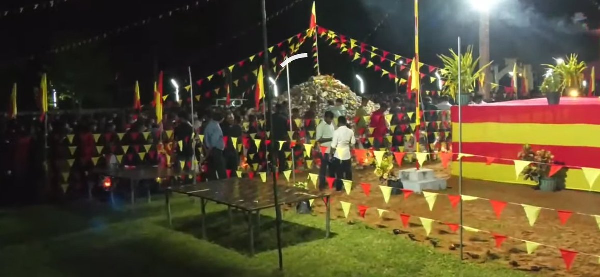 UstpacAdvocacy's tweet photo. #Tamils in NE #SriLanka &
World over observe #MaaveerarNaal #HeroesDay #மாவீரர்நாள் paying homage to their fallen for freedom and equality. Heartrending scenes at #Kanagapuram #துயிலும்இல்லம் resting place in the ruins of the cemetery destroyed by #lka military. #RightToRemember https://t.co/pnlziMoPEQ