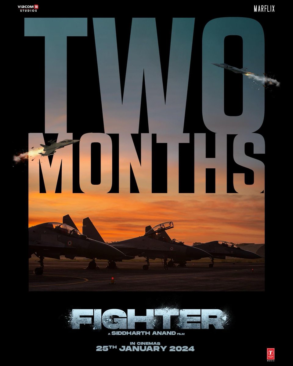 vandimedia's tweet photo. Are you excited people for Fighter ?
.
.
2 months to go....
.
#hritikroshan #deepikapadukan #fighter2024 @fighter https://t.co/lr1H3d6D7h