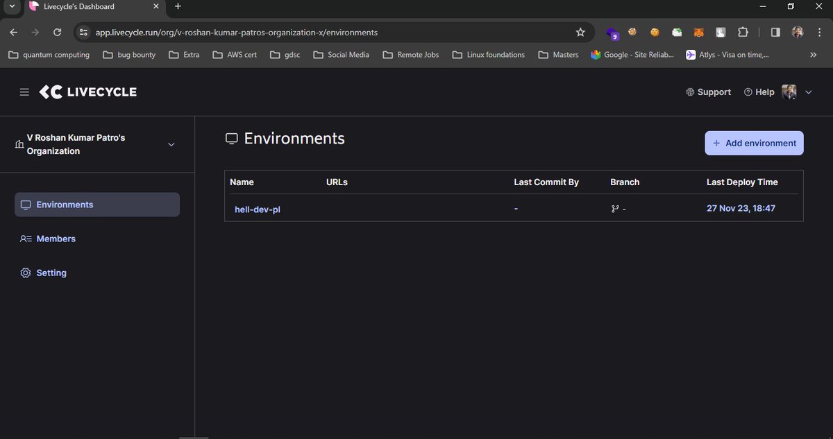 VRoshanKumarPa1's tweet photo. @get_livecycle @Docker Nice Learning with @get_livecycle extensions and @Docker with building a application from compose method directly from locals and via github......Got to know the livecycle stuff from @kunalstwt's twitter space he hosted..... https://t.co/UJFU3DNZ3h