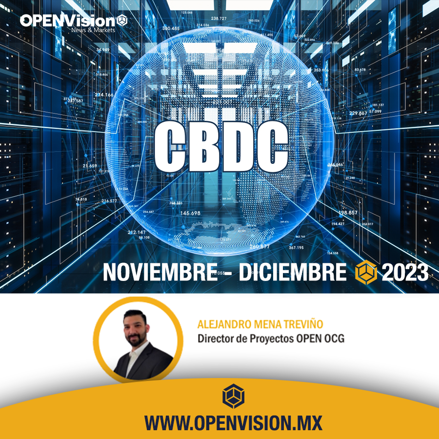 𝗖𝗕𝗗𝗖, 𝗹𝗮 𝗧𝗿𝗮𝗻𝘀𝗳𝗼𝗿𝗺𝗮𝗰𝗶𝗼́𝗻 𝗗𝗶𝗴𝗶𝘁𝗮𝗹 𝗱𝗲 𝗹𝗮𝘀 𝗠𝗼𝗻𝗲𝗱𝗮𝘀 𝗢𝗳𝗶𝗰𝗶𝗮𝗹𝗲𝘀
Las  #CBDC están emergiendo como un faro en la evolución del sistema monetario global.  <a href="/Alex_MenaT24/">alexmenaconsultor.sol</a>  openvision.mx/cbdc-la-transf…...