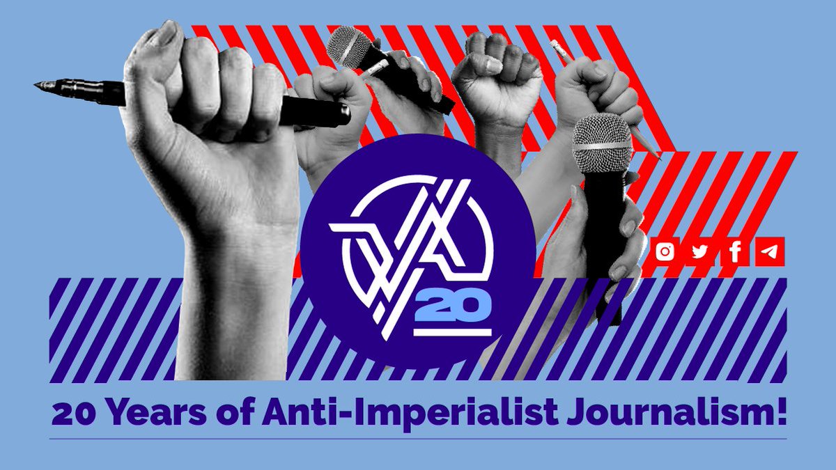 venanalysis's tweet photo. 20 years of anti-imperialist journalism! We have just launched our yearly fundraiser and we are highlighting our two decades of on-the-ground work fighting corporate media propaganda. Follow this thread to find out more, and support our work here: https://t.co/NKHRpRCYfa https://t.co/4i7HkpZijT