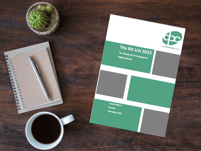 Elke twee jaar, op de Werelddag van de digitale duurzaamheid, publiceert <a href="/dpc_chat/">DPC Chatter</a> een vernieuwde Bit List. Hierop staat bedreigde digitale content. De 4e Bit List laat zien dat er weinig veranderd is, maar er gloort ook een beetje hoop.
bit.ly/3SYTg7O