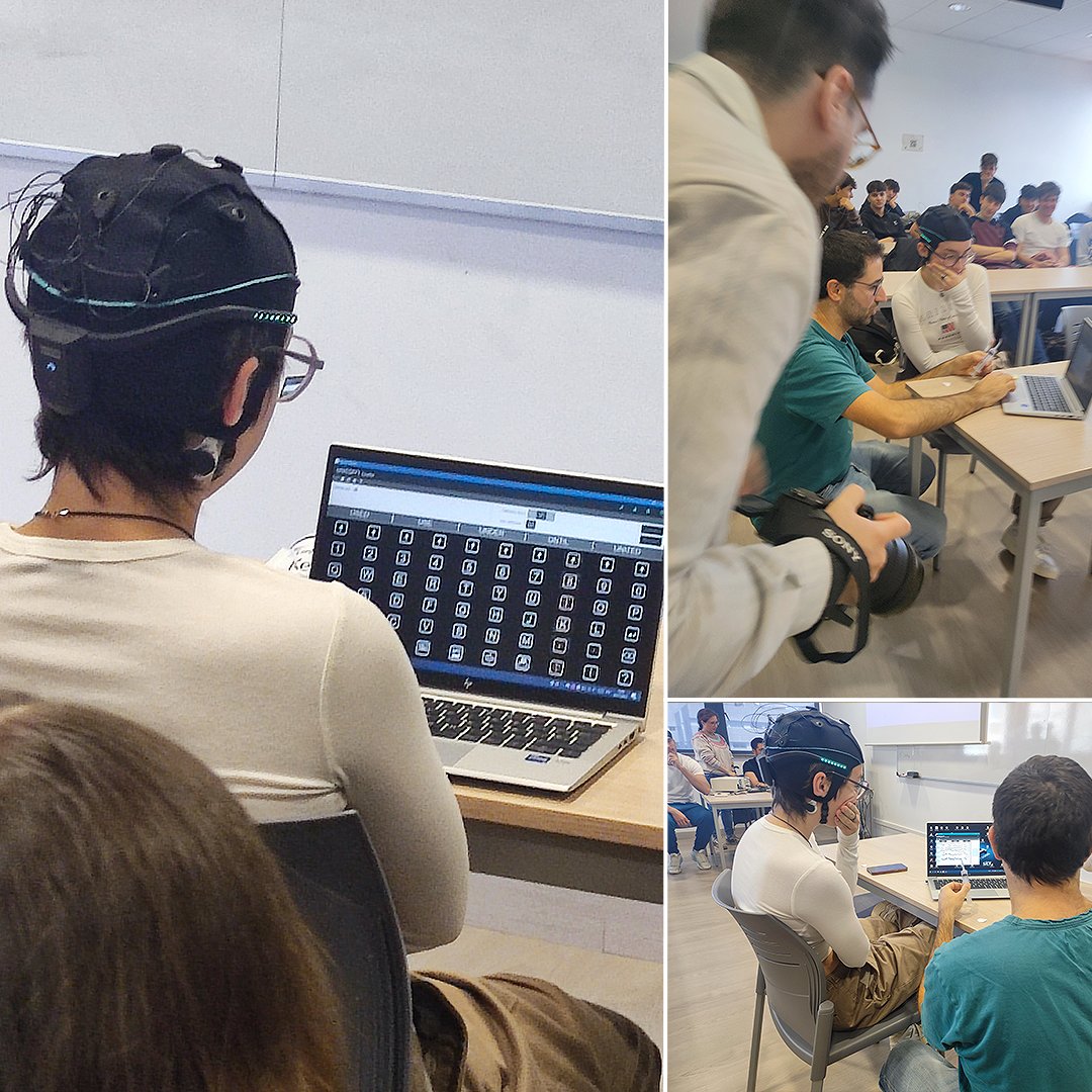 🔝 El passat divendres 24 de novembre, estudiants de segon de Batxillerat del <a href="/cejaumebalmes/">CE Jaume Balmes</a> van visitar l'#ETSEIB. Membres del #CREB i <a href="/Bioart_UPC/">BIOART Lab | UPC</a> van impartir el taller #ESCOLAB "Interfaces home-màquina: La comunicació entre el nostre cervell i un ordinador".