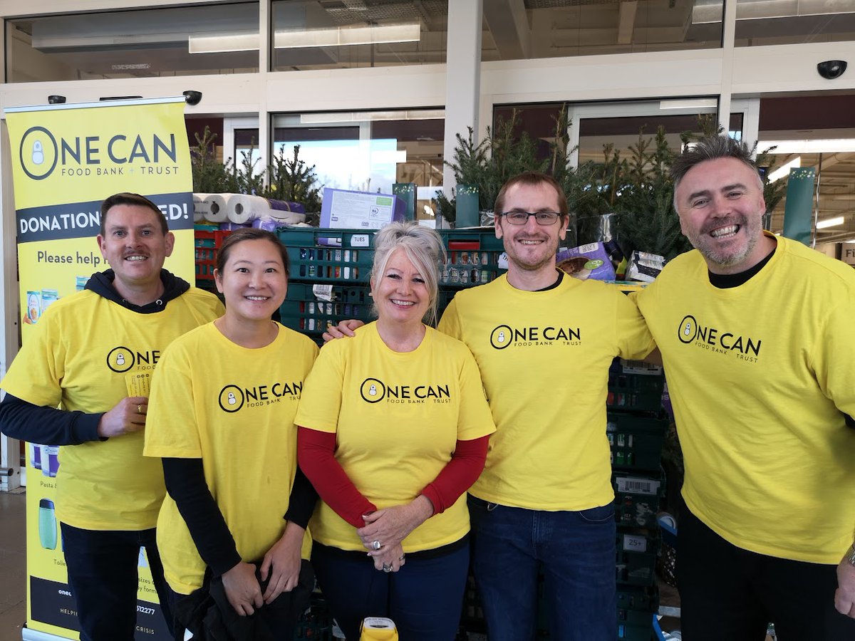 OneCanTrust foodbank tweet media