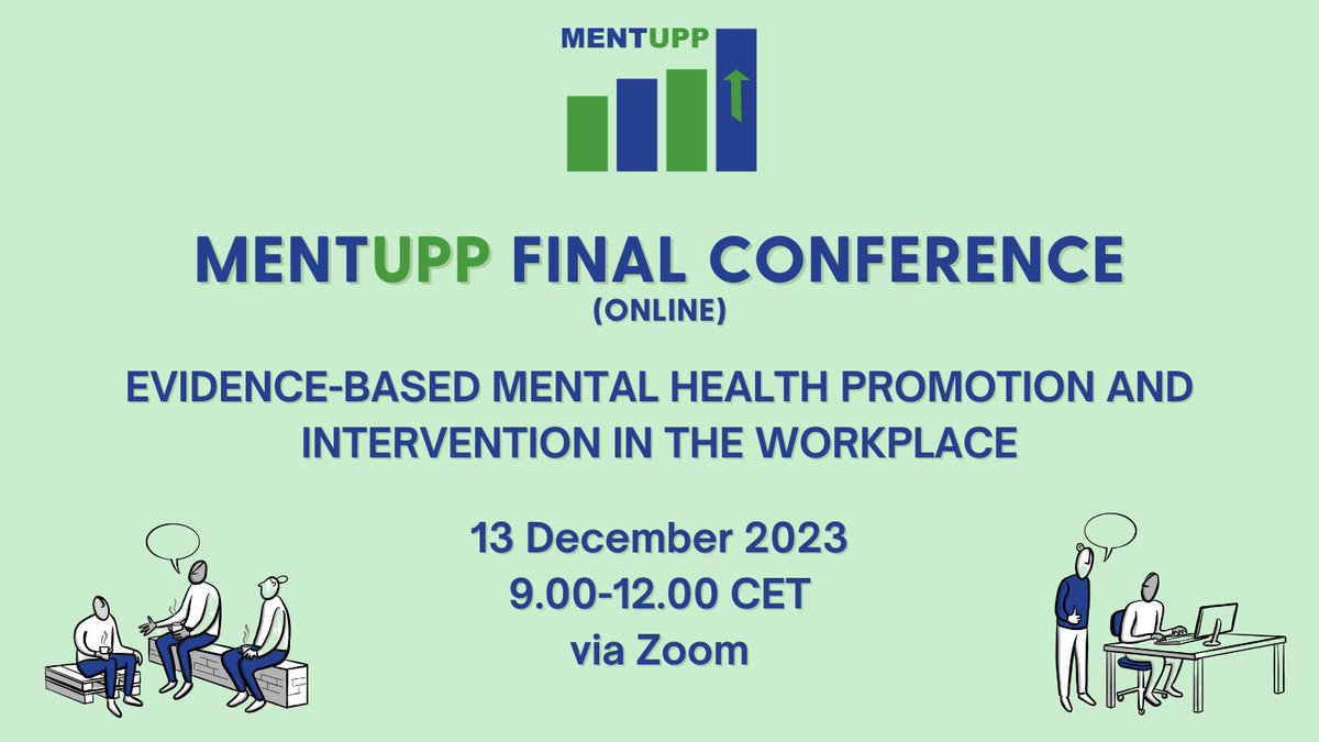 The @eu_mentupp project is coming to an end! 🗨️ Join our #finalconference to learn about the project, its results and get a MENTUPP Hub demo. When? Wednesday, 13 December, 9.00-12.00 CET Where? via Zoom Who? Anyone interested Register here: mentuppproject.eu/mentupp-final-…