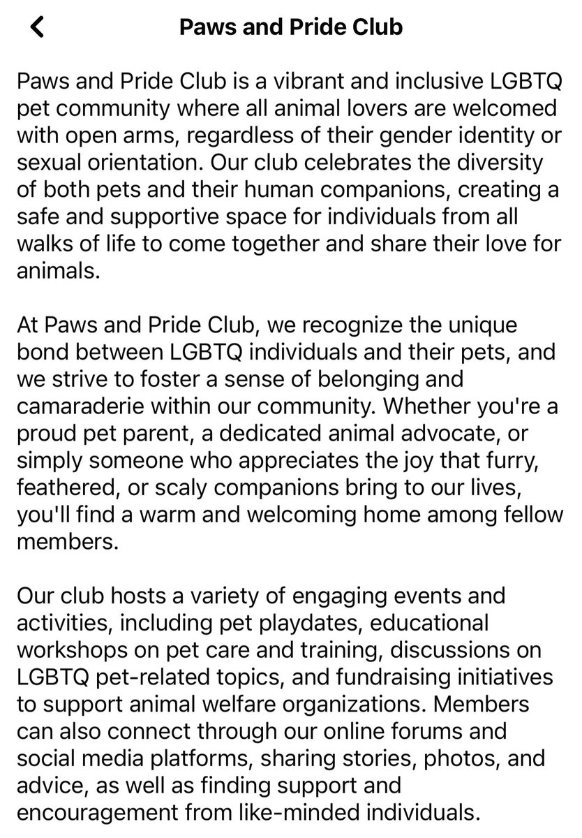 theofficialidol's tweet photo. 🏳️‍🌈 Exciting news! I've just launched the Paws and Pride Club on Facebook, a vibrant LGBTQ pet community where diversity is celebrated and all animal lovers are welcome. Join us as we celebrate the bond between pets and their human companions! 🐾 #PawsandPride #LGBTQ #PetCommunity https://t.co/cm33A90oE0