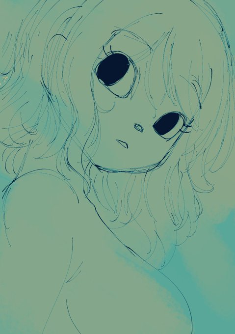 ムラーナ画集ラフスケッチ中。
もちろん未完成。色イメージも変更になります。
どっちを表紙にしようかなー。
#どっちも収録するけど 