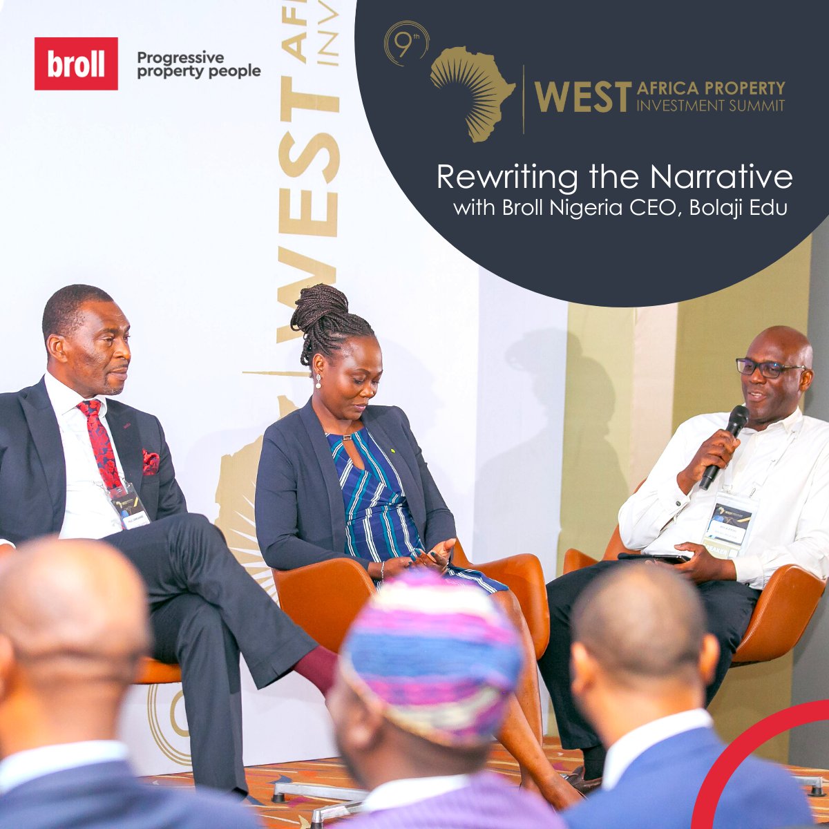 Broll Property Group (@broll_insights) on Twitter photo It’s the WAPI Summit 2023, Rewriting the Narrative. It's about change, opportunity, a brighter future. Partnering with b#, revolutionising property, finance & business. Broll Nigeria CEO, Bolaji Edu, spoke to the future & our PropTech solution. #WAPISummit2023 <a href="/BrollNG/">Broll Nigeria</a> <a href="/APIsummit/">API Summit and Expo</a> It’s the WAPI Summit 2023, Rewriting the Narrative. It's about change, opportunity, a brighter future. Partnering with b#, revolutionising property, finance & business. Broll Nigeria CEO, Bolaji Edu, spoke to the future & our PropTech solution. #WAPISummit2023 <a href="/BrollNG/">Broll Nigeria</a> <a href="/APIsummit/">API Summit and Expo</a>