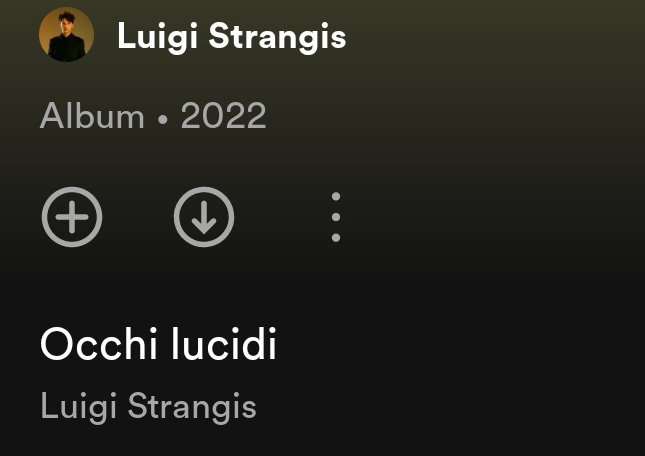 isintherapy's tweet photo. Ultimo fa uscire una canzone che si intitola: "Occhi lucidi", lo stesso titolo di una canzone di Luigi Strangis che, nella mia testa, assomiglierà sempre a Nic. Questo è il mio multiverso.
#Ultimo #strangis https://t.co/fYG3ku7OUp