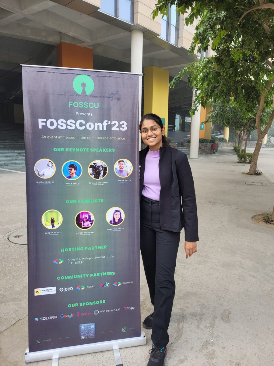 Dev_anshika98's tweet photo. #FOSSConf'23
Wonderful talks by.. @jatinkrmalik @tushar5526 @imdigitalashish ✨✌🏻
@fosscuk https://t.co/C2ERInEwDb