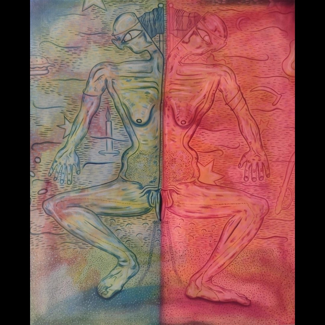 My, naród. We the people. 130x106 cm. Olej na płótnie/ oil on canvas. 14.10.2023

#wethepeople #mynaród #polishart #polskasztuka #painting #contemporaryart #sztukawspółczesna #sztukanowoczesna #people #modernart #oilpainting #artcollection