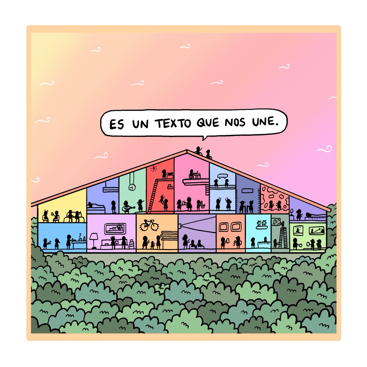 Celebramos #45AñosdeConstitución y desde <a href="/M_Presidencia/">Ministerio de la Presidencia, Justicia y R. Cortes</a> y <a href="/72kilos/">72kilos</a> tenemos algo que contarte.

Queremos que todas las personas, especialmente las más jóvenes, sientan la Constitución como un texto que pertenece a todos y todas. Para eso ¡hemos preparado una edición ilustrada!👇