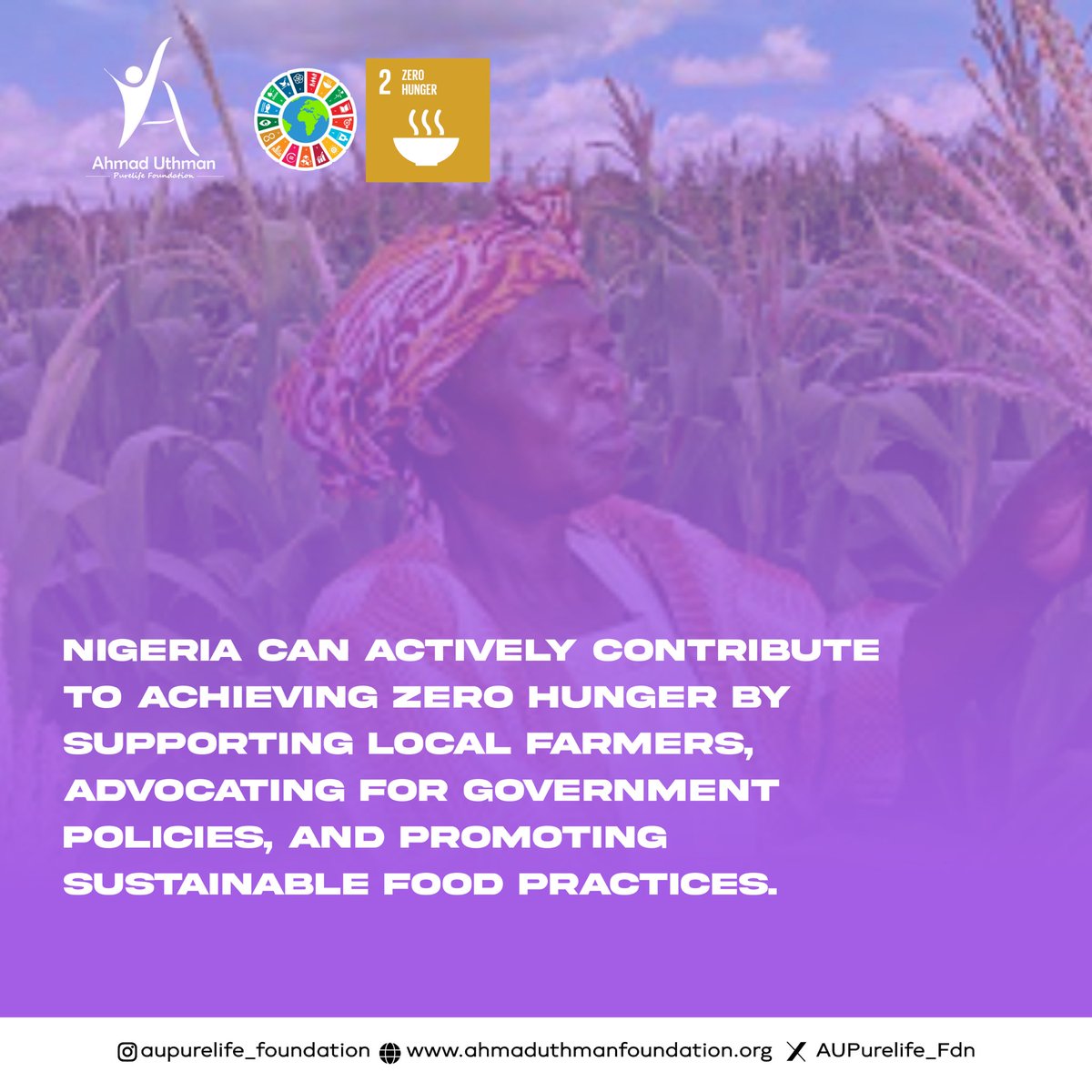 Our Foundation focuses on empowering local agriculture, ensuring food security, and promoting access to nutritious meals.