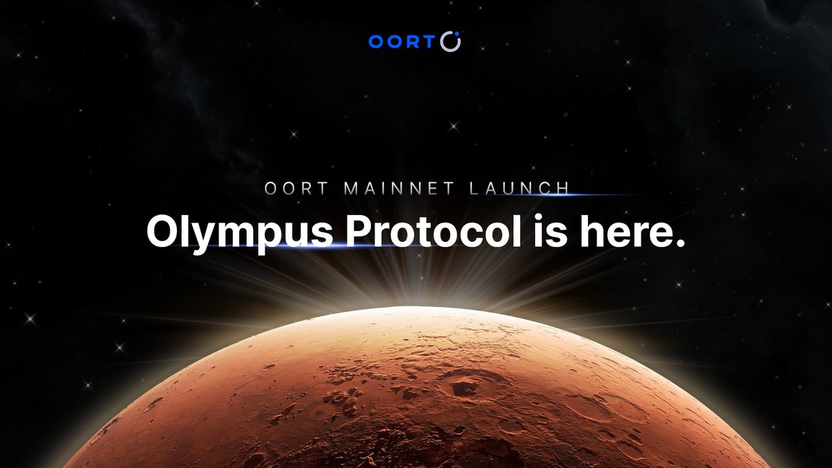 oortech's tweet photo. 🚀 Mainnet Launch Day: The Oort Layer 1 Olympus Protocol is live, establishing the foundation of our decentralized cloud infrastructure. With a patented consensus mechanism for reliability and security, it's a new era for every internet user and their data.

🌐Explore the protocol browser https://t.co/AVvS5tMfen and add the mainnet to your Ale Wallet.