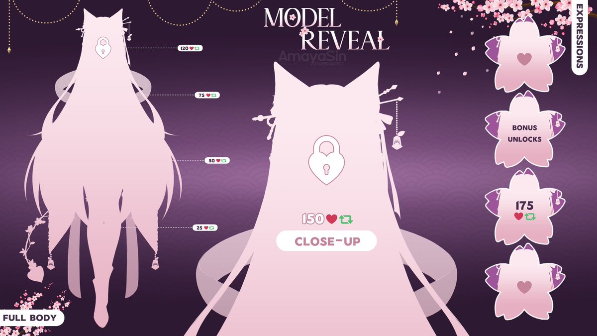 🌸 💜 - 𝑴𝑶𝑫𝑬𝑳 - 𝑹𝑬𝑽𝑬𝑨𝑳 - 💜 🌸
⠀
Endlich ist es soweit, ich darf euch mein neues Model zeigen! ✨

Das Debut wird am 17.12. stattfinden, genauere Infos folgen. 💕
⠀
Bitte helft mir, mich aufzudecken! 🙏❤️
⠀
#Vtuber • #VtuberUprising • #ModelDebut • #GERVtuber