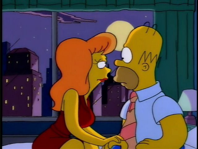 SoySimpsonito's tweet photo. Homero sí se dio a Margo esa noche, pero ustedes no están listos para esa conversación. https://t.co/DHs6okafSu