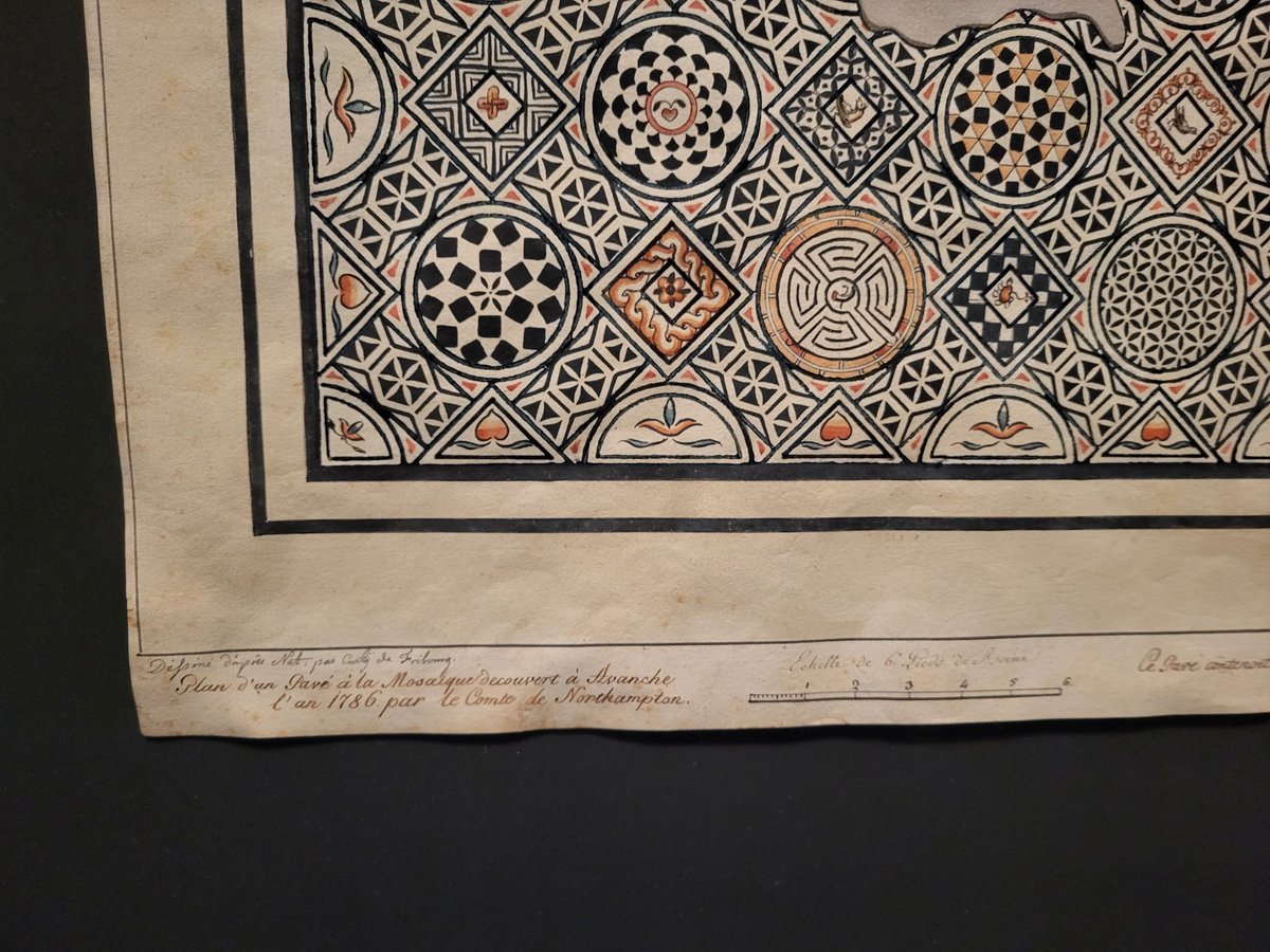Ritterton's tweet photo. An additional post for #MosaicMonday includes these detailed prints of two #mosaics found at #Aventicum and included in the #GoldenEmperor exhibition at @GettyMuseum #GettyVilla
Detail of one in following post.
#gettyinspired https://t.co/ICe8djxn6B