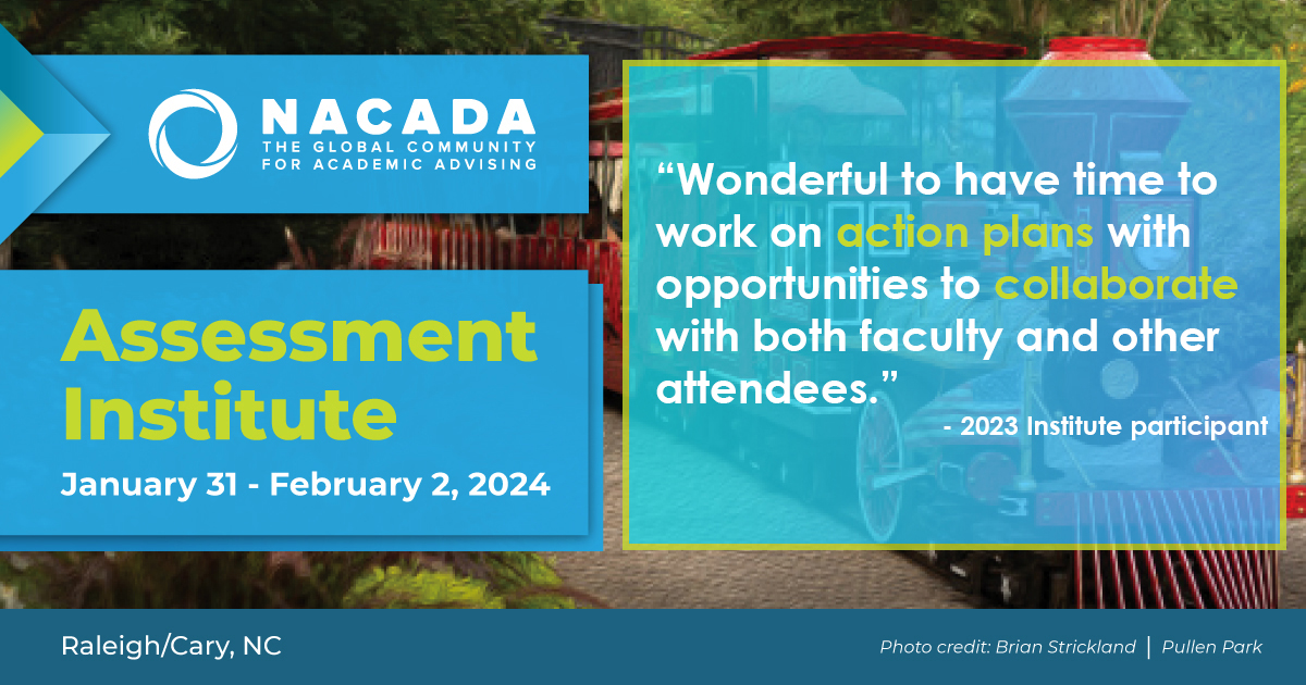 No matter where you are in your assessment cycle – just starting, initial implementation, or analysis and reporting – NACADA’s Assessment Institute was designed to meet you where you are in the process. Registration is open! loom.ly/F-NYadw