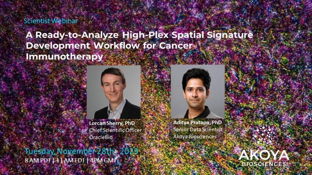 AkoyaBio's tweet photo. Don't forget to register for this webinar tomorrow to hear Lorcan Sherry from @OracleBio and @AdityaPratapa_ from #AkoyaBio present a new workflow for analyzing #multiplex #immunofluorescence images. https://t.co/MiO1pdLRKv
@Visiopharm @InsideSci #spatialbiology https://t.co/x0coAq5M7V