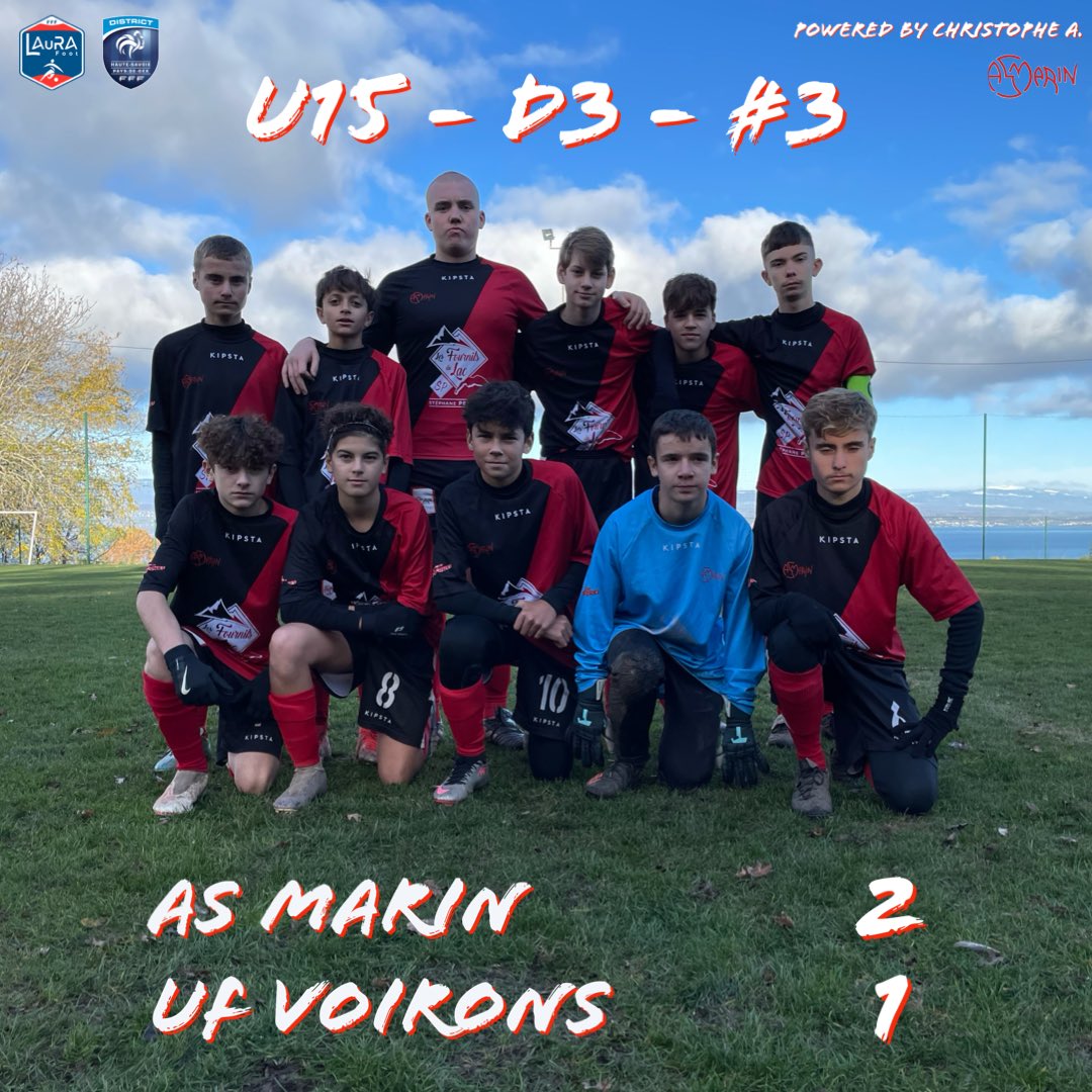 PoweredByCA's tweet photo. 🔥 A Great Victory for AS Marin #U15 yesterday 🔥 https://t.co/WDSRXNSjwJ