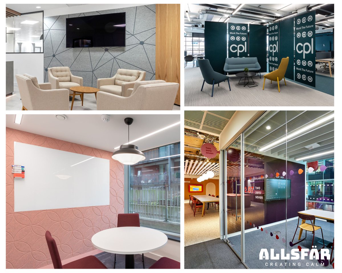 Our latest case studies illustrate how we work with #interiordesigners, #architects, and office fit-out companies to create stunning commercial interior spaces with our innovative #acousticsolutions that help people feel happier and calmer. bit.ly/3Rjm9Yt #creatingcalm