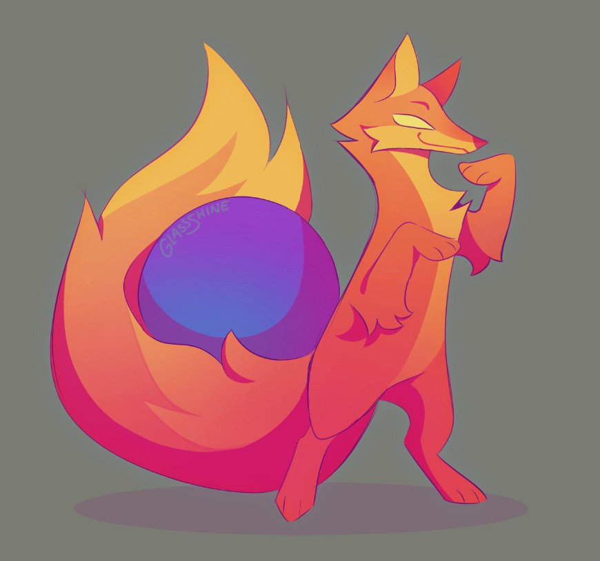 GlasssShine's tweet image. of course I use firefox, I&apos;m a furry
