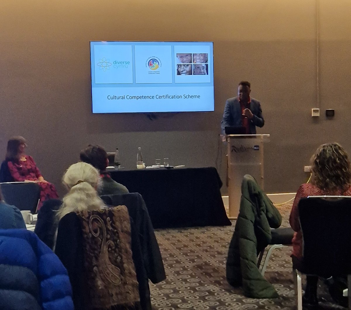 LdWales's tweet photo. Shocking stats on average life expectancy of people with a learning disability from Black Asian and minority ethnic communities (34 compared to 80 for white non-disabled people and 62 for white people with learning disabilities) shared by Tony Hendrickson @DiverseCymru #UDIDDASW https://t.co/Xx6aCk0CvA